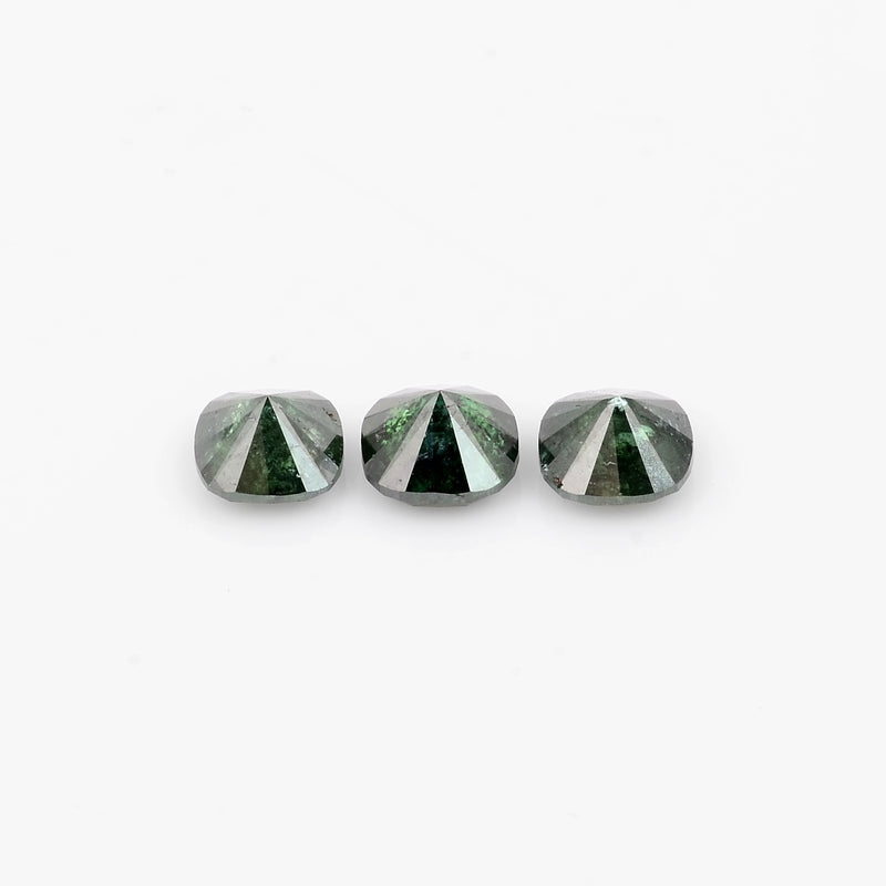 Cushion Fancy Bluish Green Color Diamond 1.70 Carat - AIG Certified