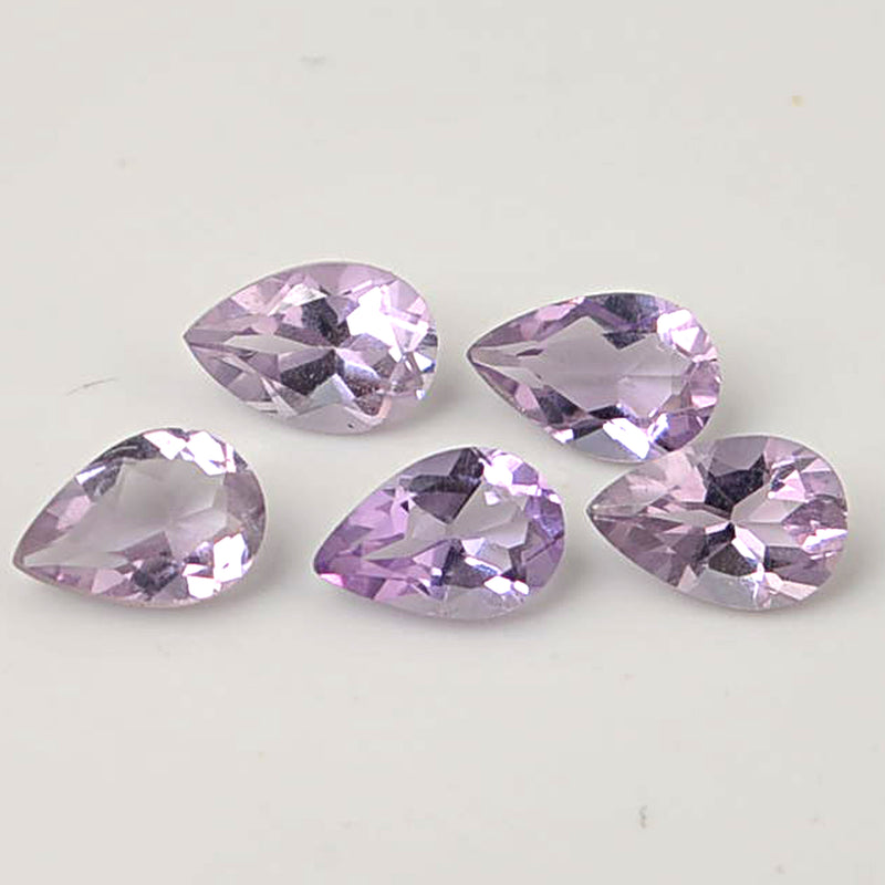 1.85 Carat Purple Color Pear Amethyst Gemstone