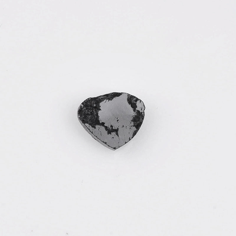 2.31 Carat Rose Cut Pear Fancy Black Diamond-AIG Certified