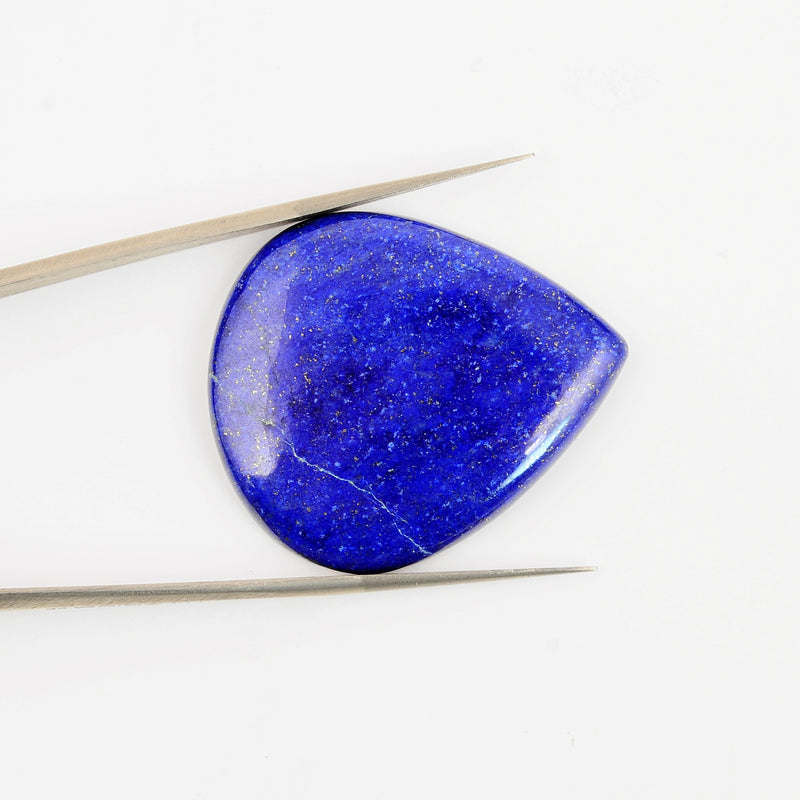 Pear Blue Color Lapis Gemstone 39.50 Carat