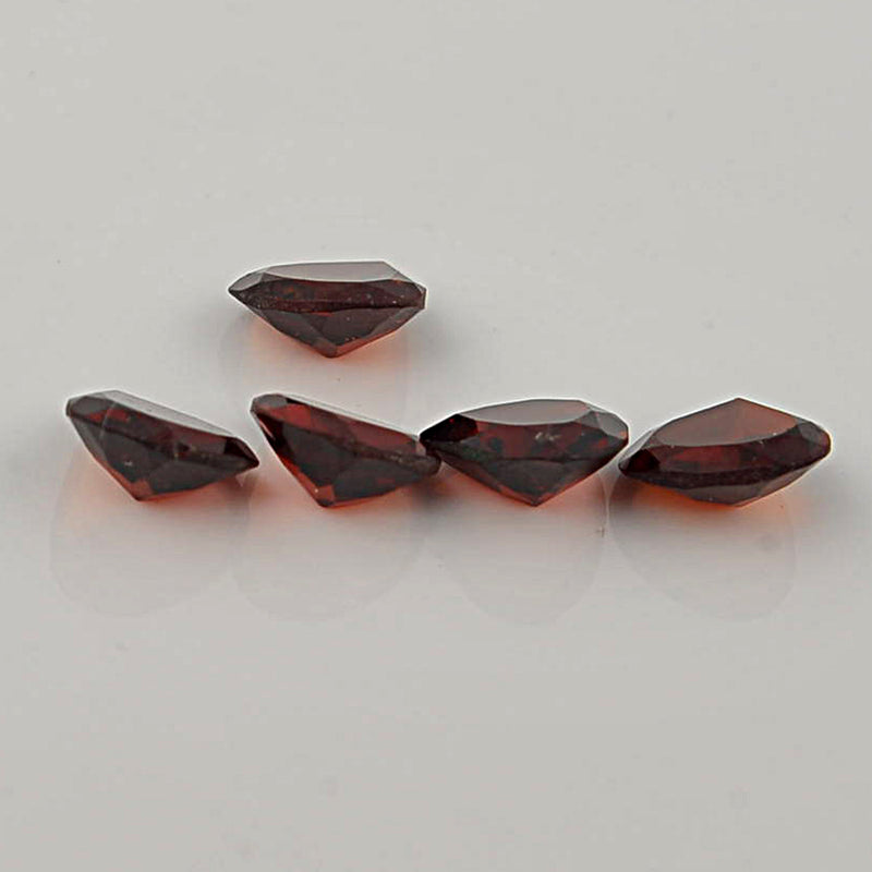 5.25 Carat Red Color Heart Garnet Gemstone