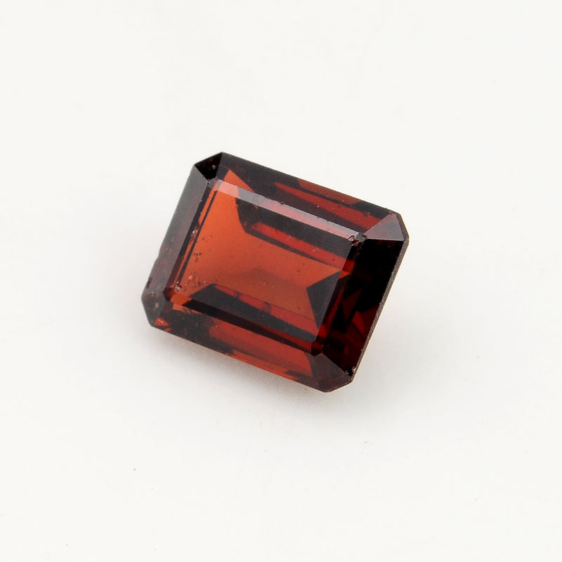 4.95 Carat Red Color Octagon Garnet Gemstone