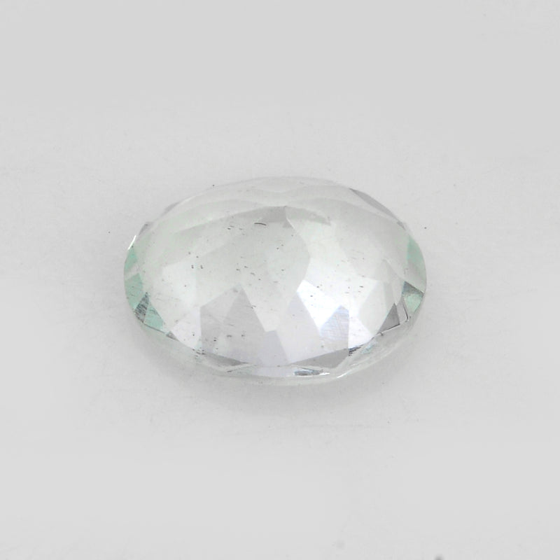 2.93 Carat Blue Color Oval Aquamarine Gemstone