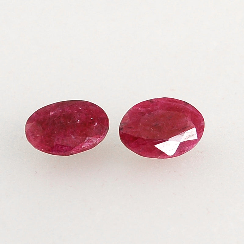 2.60 Carat Red Color Oval Ruby Gemstone