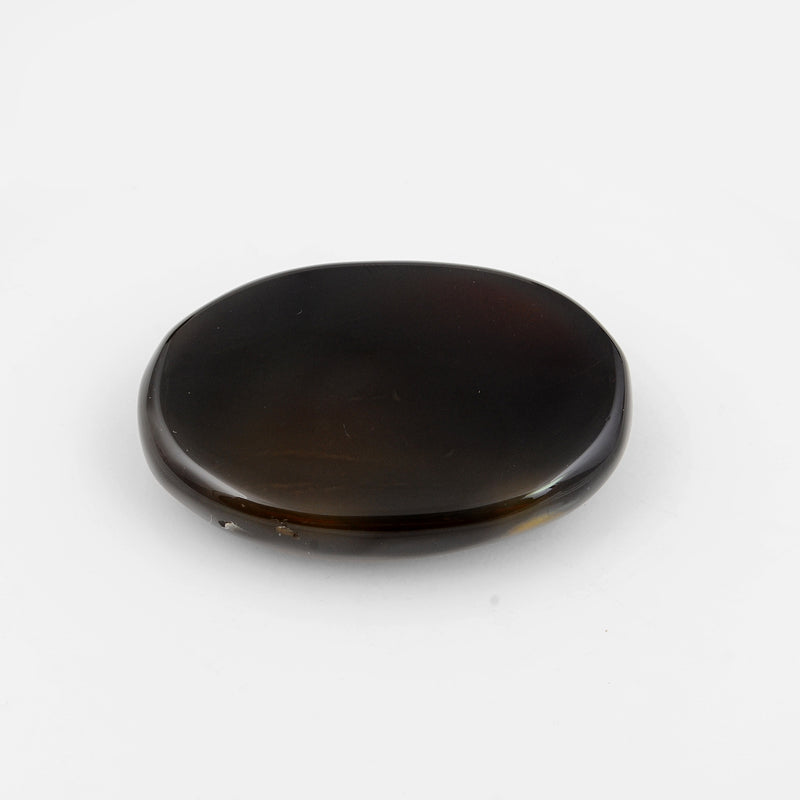 91.5 Carat Brown Color Oval Botswana Agate Gemstone