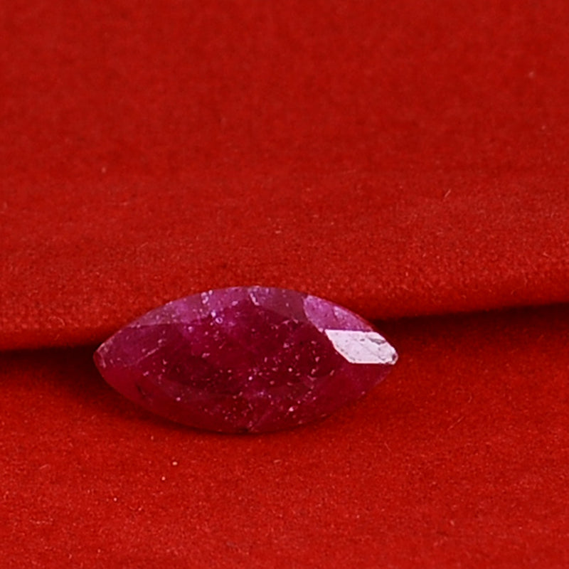 1.95 Carat Red Color Marquise Ruby Gemstone