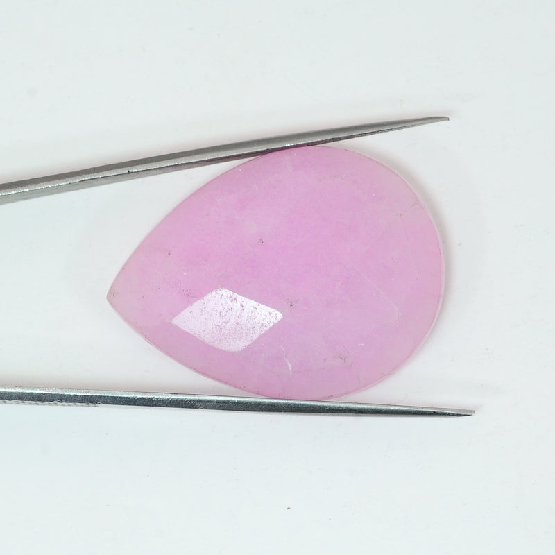Pear Pink Quartz Gemstone 88.98 Carat