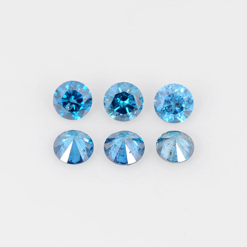 Round Fancy Blue Color Diamond 1.33 Carat - AIG Certified