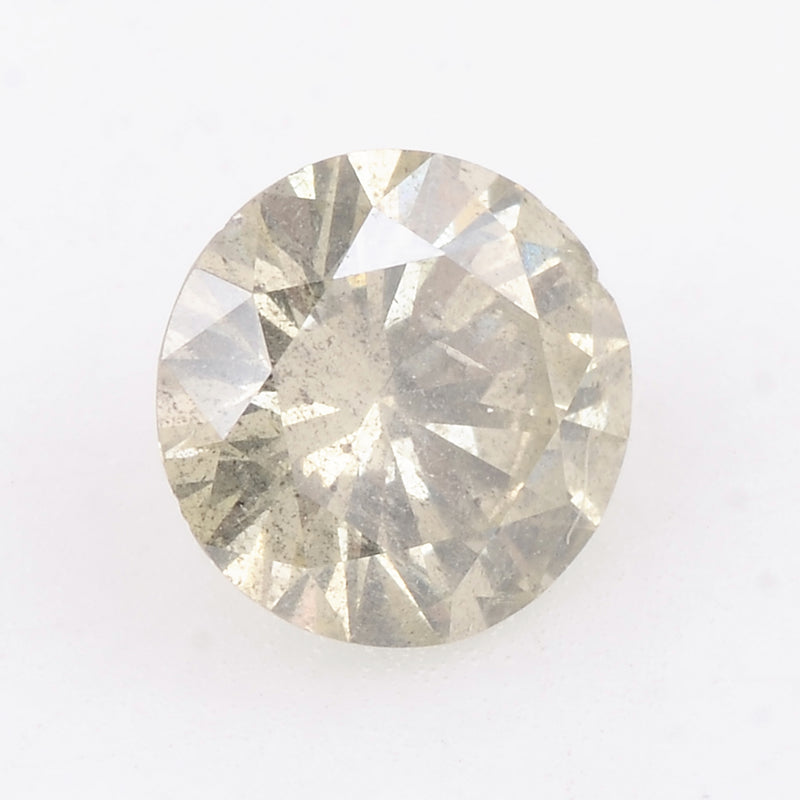 1 pcs Diamond  - 0.58 ct - ROUND - White