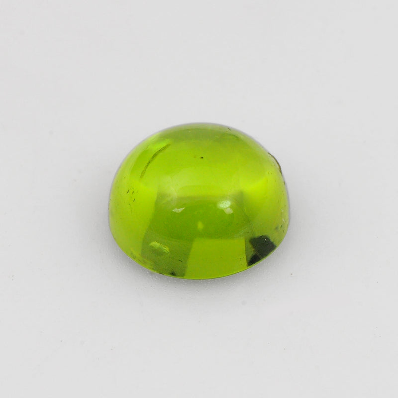 3.65 Carat Green Color Round Peridot Gemstone