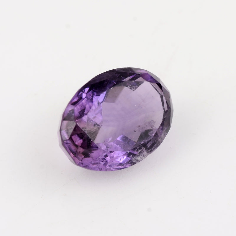1 pcs Amethyst  - 8.54 ct - Oval - Purple