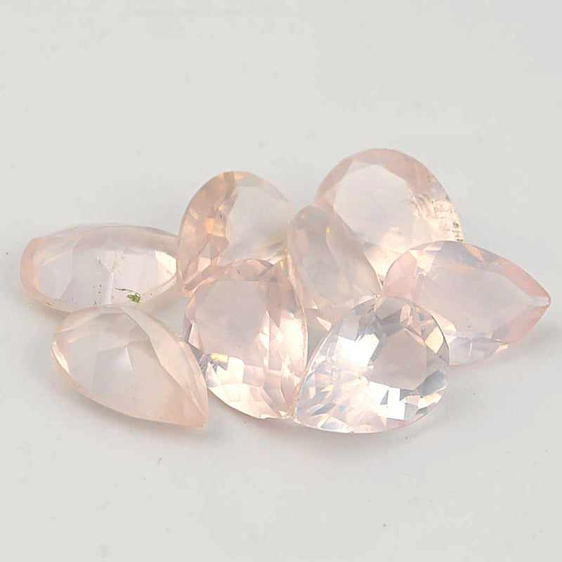 20.80 Carat Pink Color Pear Rose Quartz Gemstone