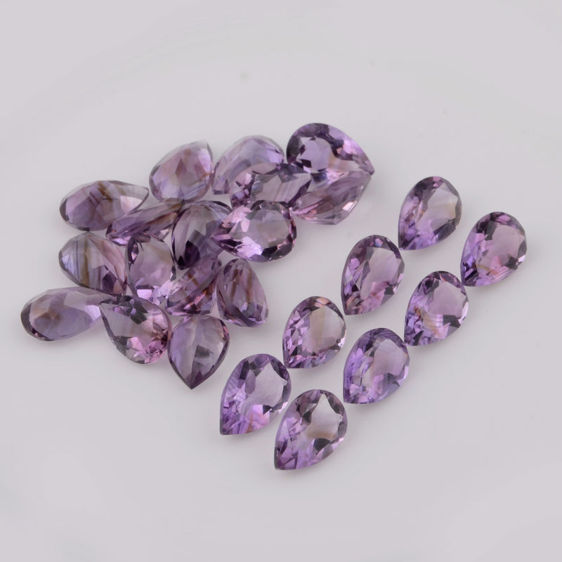 68.03 Carat Pear Purple Amethyst Gemstone