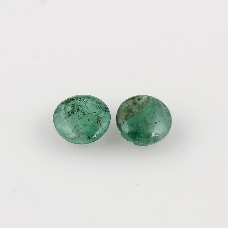 2.5 Carat Green Color Round Emerald Gemstone