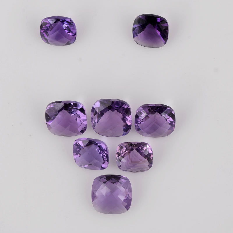 25.12 Carat Cushion Purple Amethyst Gemstone