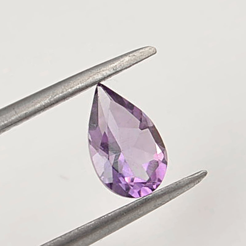 11.40 Carat Purple Color Pear Amethyst Gemstone