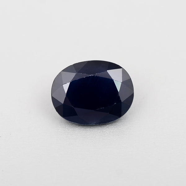 Oval Blue Color Sapphire Gemstone 3.47 Carat