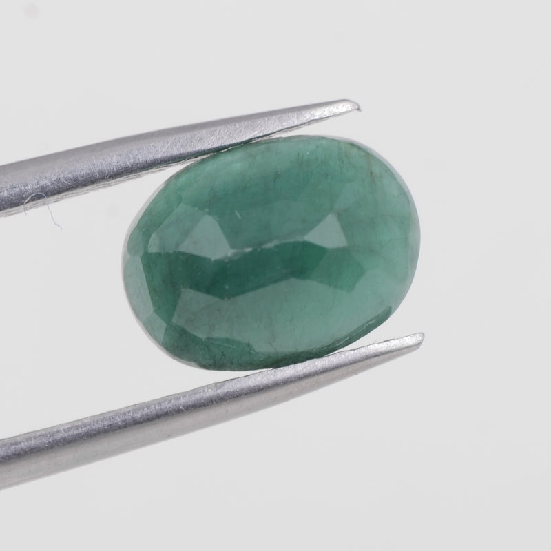 74.1 Carat Oval Green Emerald Gemstone
