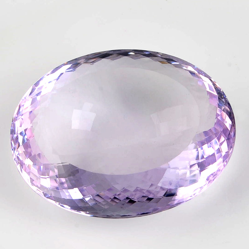 169.34 Carat Oval Light Purple Amethyst Gemstone