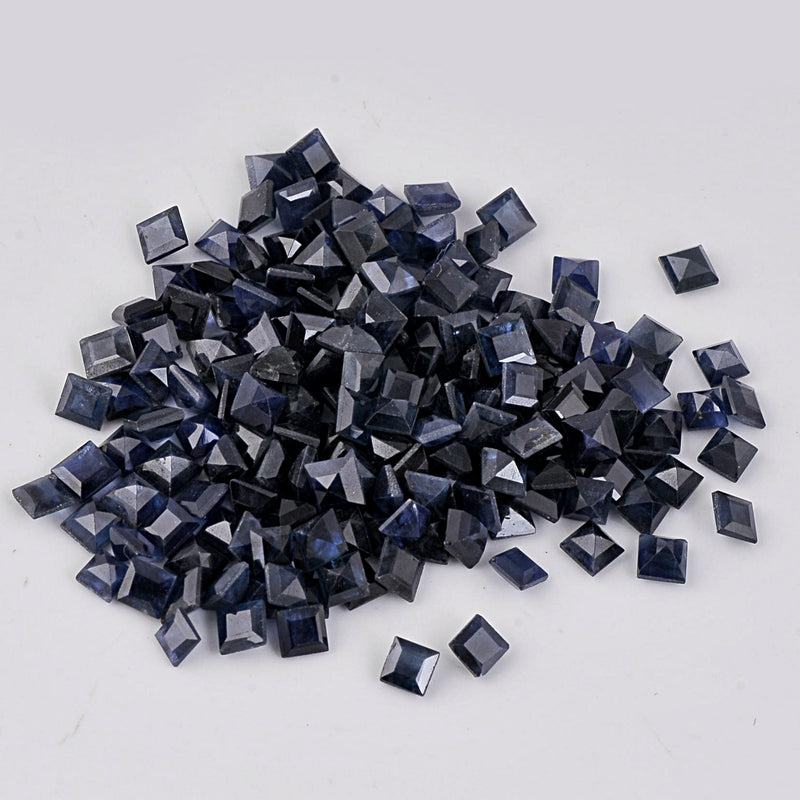 25.03 Carat Blue Color Square Sapphire Gemstone