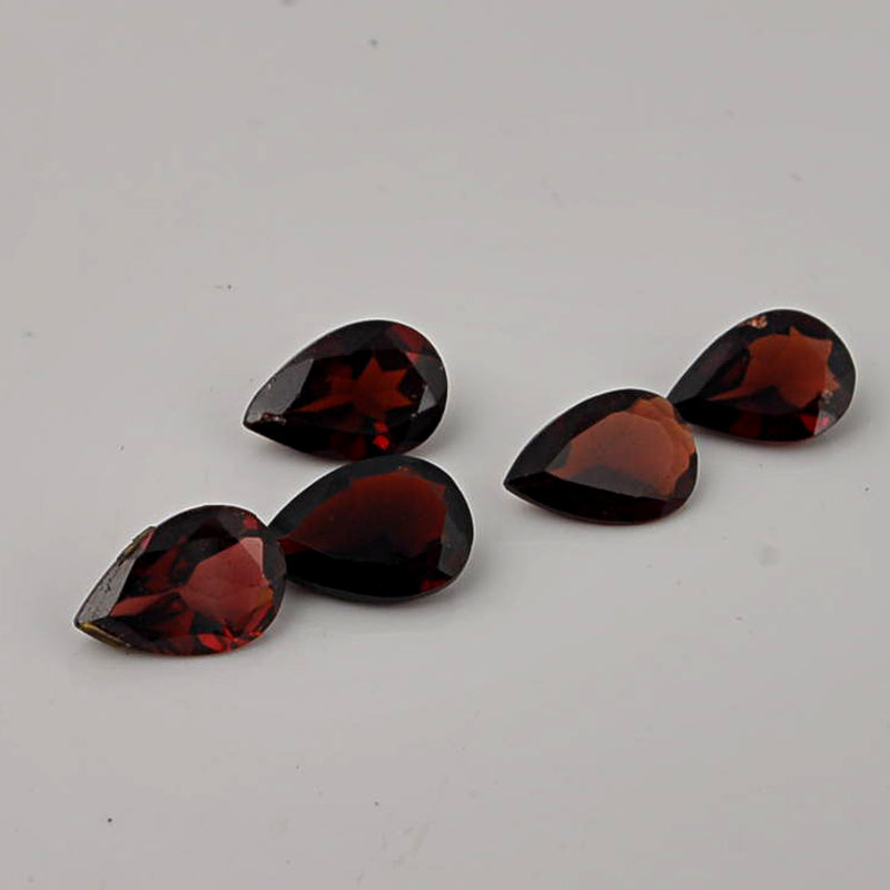 6.10 Carat Red Color Pear Garnet Gemstone