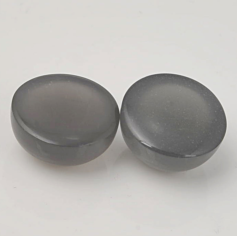 14.45 Carat Grey Color Round Moon Stone Gemstone
