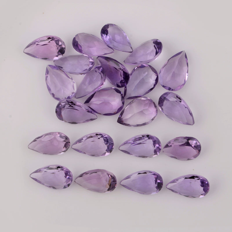 57.9 Carat Pear Purple Amethyst Gemstone