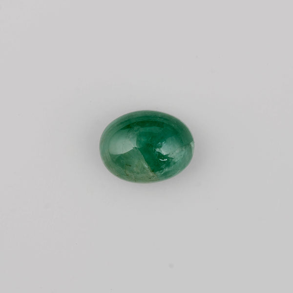 1 pcs Emerald  - 3.79 ct - Oval - Green - Transparent