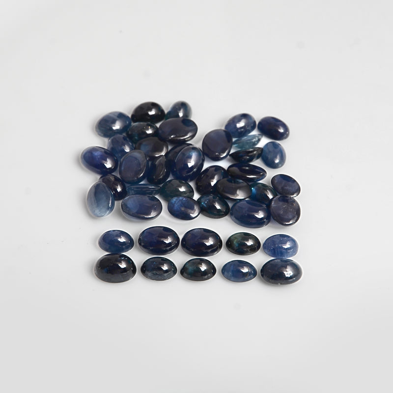 42 pcs Sapphire  - 62.48 ct - Oval - Blue