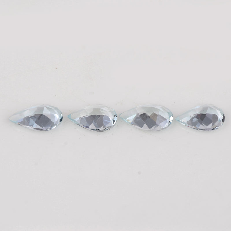 20.84 Carat Blue Color Pear Aquamarine Gemstone