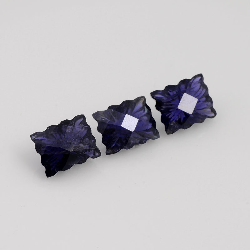 8.9 Carat Blue Color Octagon Iolite Gemstone