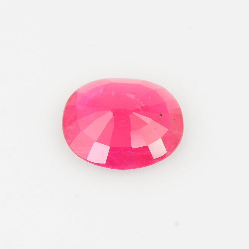 Oval Red Color Ruby Gemstone 4.71 Carat