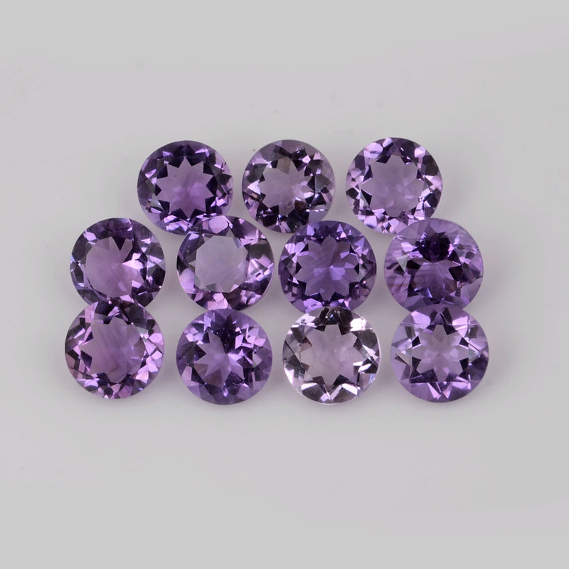 24 Carat Round Purple Amethyst Gemstone