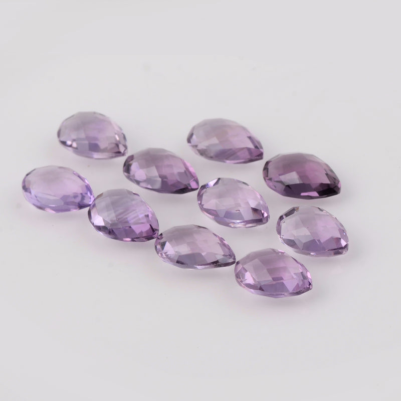 26.89 Carat Pear Purple Amethyst Gemstone