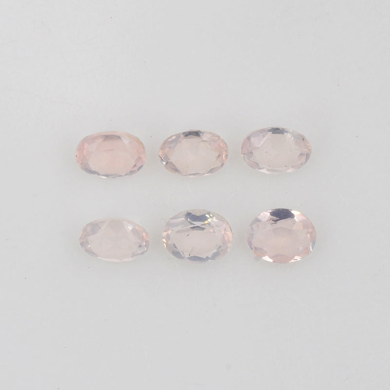 Oval Pink Color Rose Quartz Gemstone 1.83 Carat