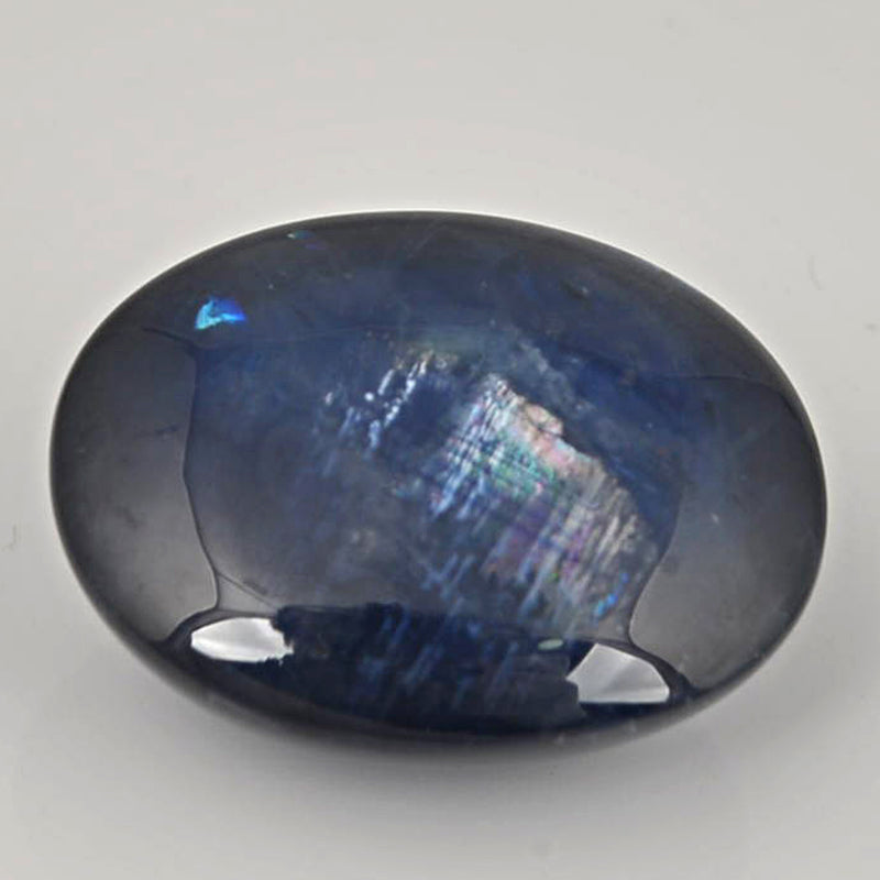 26.35 Carat Blue Color Oval Sapphire Gemstone