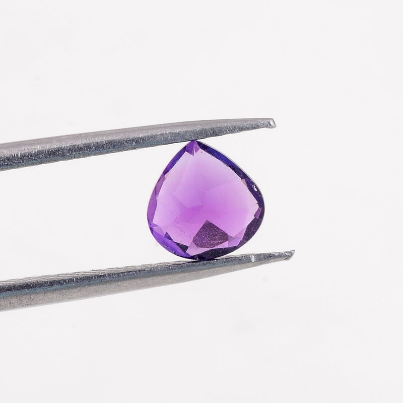 0.67 Carat Purple Color Round Amethyst Gemstone