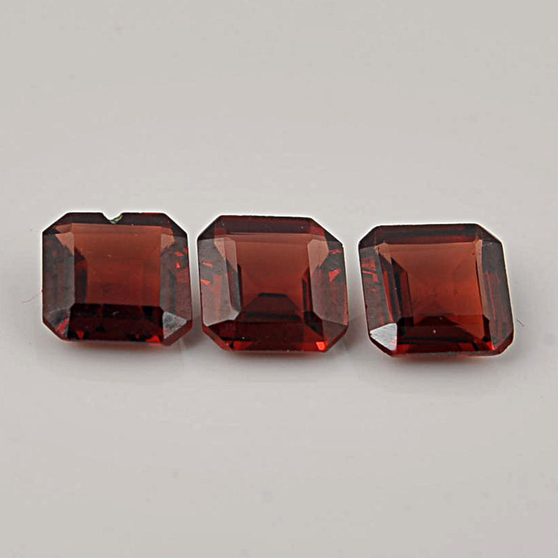4.80 Carat Red Color Octagon Garnet Gemstone