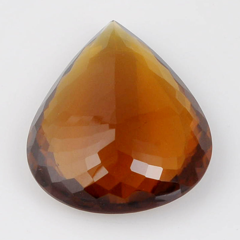 54.41 Carat pear Brown Smoky quartz Gemstone