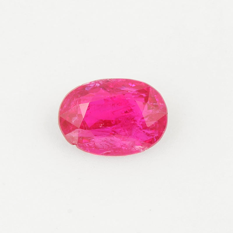 Oval Red Color Ruby Gemstone 1.60 Carat