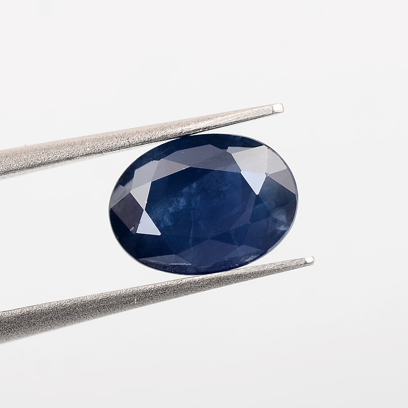 Oval Blue Color Sapphire Gemstone 1.29 Carat
