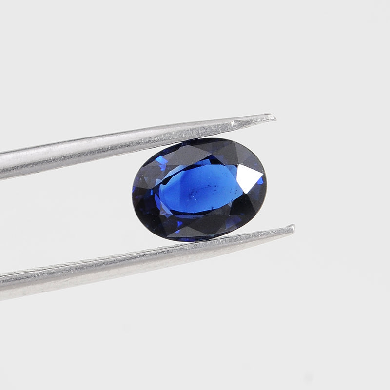 2 pcs Sapphire  - 2.35 ct - Oval - Blue
