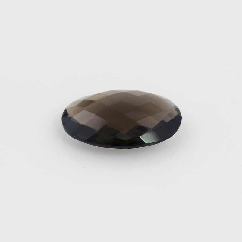29.65 Carat Brown Color Oval Smoky Quartz Gemstone