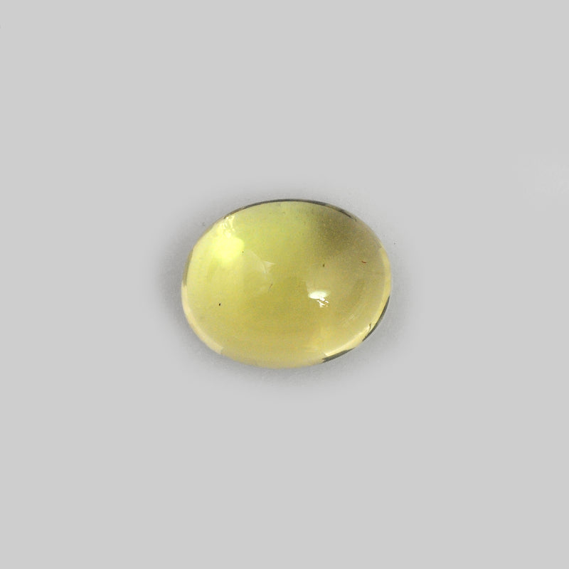 2.85 Carat Yellow Color Oval Lemon Quartz Gemstone
