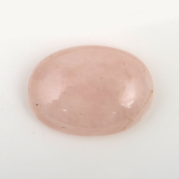Oval Pink Color Rose Quartz Gemstone 90 Carat