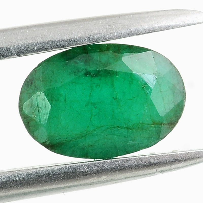 15 pcs Emerald  - 6.5 ct - Oval - Green