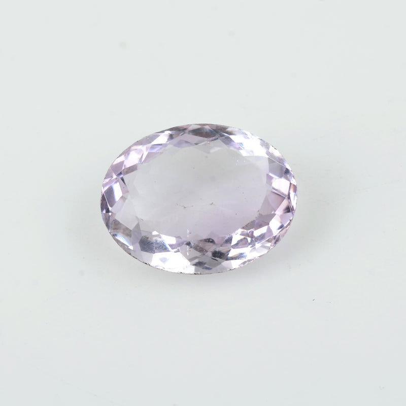 7.60 Carat Pink Color Oval Amethyst Gemstone
