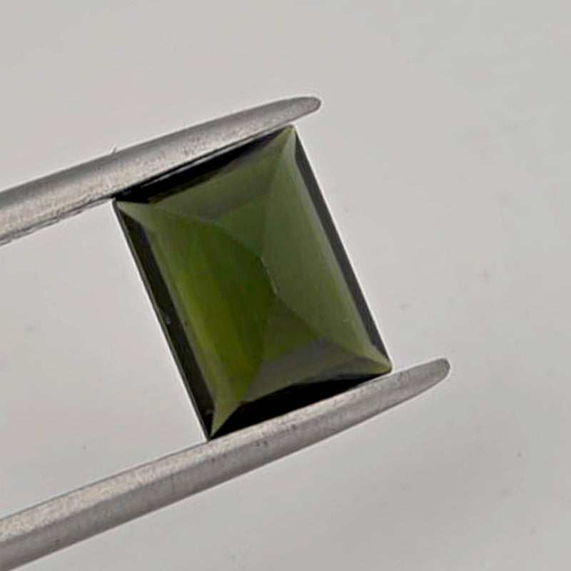 1.50 Carat Green Color Octagon Tourmaline Gemstone