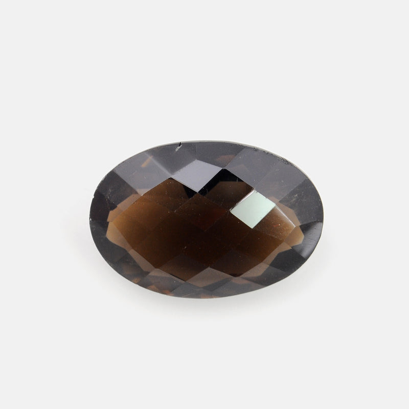 30.64 Carat Brown Color Oval Smoky Quartz Gemstone