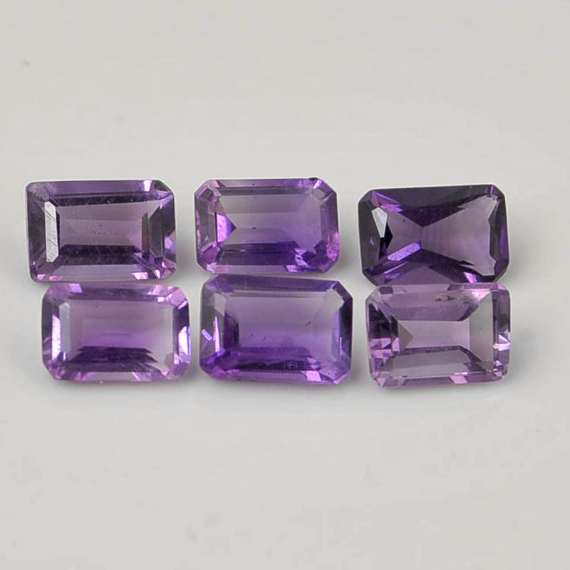 3.00 Carat Purple Color Octagon Amethyst Gemstone
